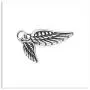 Xusamss Punk Jewelry Titanium Steel Angel Wings Pendant Necklace