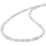 White Diamond Necklace, Raw Diamond Necklace, White Diamond Jewelry, Rough Diamond Necklace Natural White Diamonds Necklace, 925 Sterling Silver Rough Diamonds Necklace