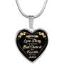 to My Wife Necklace Love Your Husband - Every Love Story Beautiful Heart Pendant Jewelry - Love Gifts for Wifes Fiancee On Birthday Christmas Valentines Day