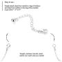 Sllaiss 3 Pieces 925 Sterling Silver Pendant Necklace Bracelet Anklet Chain Extenders for Necklace Lobster Claw Clasps Adjustable Length 1'' 2'' 4''