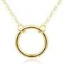 Embolden Jewelry Open Circle Necklace (BFF, Friendship, Bridesmaid) Gift Ready - Gold Plating Over Brass 18” Embolden Jewelry Open Circle Necklace (BFF, Friendship, Bridesmaid) Gift Ready - Gold Plating Over Brass 18”