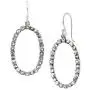 Silpada Oval Glitz Beaded Open Drop Earrings with Crystals in Sterling Silver Silpada Oval Glitz Beaded Open Drop Earrings with Crystals in Sterling Silver