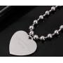 iGirl Heart Pendant Necklaces for Women and Girls Harajuku Streetwear Choker Stainless Steel Chain Jewelry Gifts
