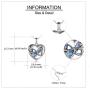 MONGAS Butterfly Necklaces 925 Sterling Silver Butterfly Jewelry for Women