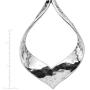 Silpada Glory Daze Hammered Teardrop Drop Earrings in Sterling Silver