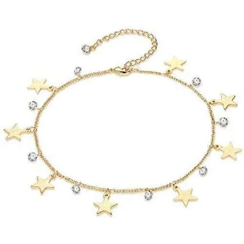 BEMOLY Dainty Gold Anklet 14K Gold Plated Geometry Lucky Evil Eye Cross Star Tassel Cute Tiny Beads CZ Flower Heart Summer Ankle Bracelet Boho Beach Foot Chain for Women BEMOLY Dainty Gold Anklet 14K Gold Plated Geometry Lucky Evil Eye Cross Star Tassel Cute Tiny Beads CZ Flower Heart Summer Ankle Bracelet Boho Beach Foot Chain for Women