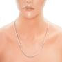 Honolulu Jewelry Company Sterling Silver Charm Chain Necklace (22.5 Inches)