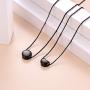 U7 Womens Tiny Heart Necklace Stainless Steel Link Chain 3D Vivid Love Hearts Pendant for Girls Lover, Customizable