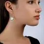 Graduated Circles 925 Sterling Silver and 14k Gold Filled Multi Hoops Dangle Earrings
