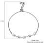 Shop LC Delivering Joy 925 Sterling Silver Elephant Strand Charm Bolo Bracelet Cuff Bangle Adjustable Diamond April Birthstone Accent Stainless Steel Family Love Fashion Jewelry Birthday