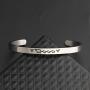 KUIYAI Mama Elephant Cuff Mommy Baby Bangle Cute Elephant Mother Gift for Family