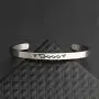 KUIYAI Mama Elephant Cuff Mommy Baby Bangle Cute Elephant Mother Gift for Family