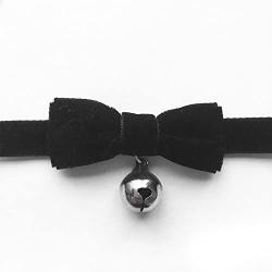 3GARDEN COS Gothic Lolita Bow Bells Velvet Ribbon Lace Necklace Choker
