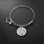 iJuqi Sister Bracelets Sister Gifts - Side by Side or Miles Apart We are Sisters Connected by The Heart Sister Bracelet Jewelry Sister Gifts from Sister