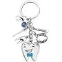 AKTAP Funny Dental Hygienist Keychain Dentist Jewelry Dentist Doctor Nurse Gifts for New Dentist Keyrings AKTAP Funny Dental Hygienist Keychain Dentist Jewelry Dentist Doctor Nurse Gifts for New Dentist Keyrings
