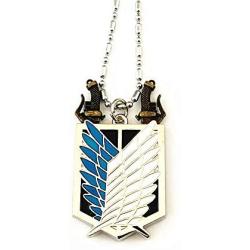 HBSWUI TV Movies Show Original Design Quality Anime Cosplay Jewelry Cartoons Metal Attak Titan pendant Necklace Gifts for Men Woman