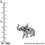 Raposa Elegance Sterling Silver Raised Trunk Elephant Charm Necklace (16'', 18'' or 20'' Chain)