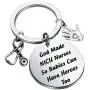 CENWA NICU Nurse Gifts Midwife Jewelry God Made NICU Nurses So Babies Can Have Heroes Too Keychain