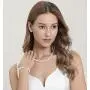 CHAULRI Freshwater Cultured Pearl Necklace Set Including Stunning Bracelet, Stud Earrings and Dangle Drop Earrings – Birthday Anniversary Wedding Holiday Jewelry Gifts for Women