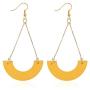 KINIVA Genuine Leather Earrings Vintage Dangle Drop for Women Girls