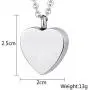 KnSam Urn Necklace for Women Men Heart Customize Sentence Ash Keepsake Cremation Memorial Pendant Silver KnSam Urn Necklace for Women Men Heart Customize Sentence Ash Keepsake Cremation Memorial Pendant Silver
