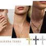 Aurora Tears 925 Sterling Silver Celtic Knot Cross Irish Jewelry Women Men Celtick Jesus Cross Religious Necklace/Earring 18k Gold/Black Gun Plated Infinity Celtic Cross Irish Knot Jewellery