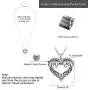 Horse Necklace Sterling Silver Horse Necklace Jewelry Gifts and Heart Shape Horse Pendant for Horse Lover Children Women Girls Horse Necklace Sterling Silver Horse Necklace Jewelry Gifts and Heart Shape Horse Pendant for Horse Lover Children Women Girls