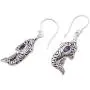 Novica Purple Dolphin Amethyst Dangle Earrings For Girls Womens Novica Purple Dolphin Amethyst Dangle Earrings For Girls Womens