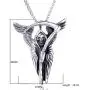 Skull Necklace for Men, Gothic Grim Reaper Sickles Skull Pendant Necklace with 23.6” Chain, Wings Skull Necklace, Retro Skull Head Totem Amulet Necklace, Punk Skull Jewelry Gift for Men Boys Skull Necklace for Men, Gothic Grim Reaper Sickles Skull Pendant Necklace with 23.6” Chain, Wings Skull Necklace, Retro Skull Head Totem Amulet Necklace, Punk Skull Jewelry Gift for Men Boys