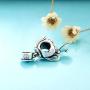 SPARKL Jewellery Teapot and Cup 925 Sterling Silver Bead for Pandora Charm Bracelet/European Style Charm Bracelets