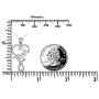 S925 Sterling Silver Word Calligraphy Jewelry Faith Inspirational Message Charm Love Heart Pendant Necklace For Women Girls Men Boys,18 inches