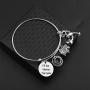 TIIMG I’ll Be There for You Bracelet Friendship Jewelry Inspirational Gift for Best Friend, Daughter, Sister, Mom