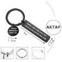 Father Keychain Memorial Gifts Dad I Cant See You But I Know You are by My Side in Memory of Dad