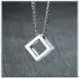 Xusamss Fashion Titanium Steel Hollow Cubic Pendant Necklace,22'' Link Chain Xusamss Fashion Titanium Steel Hollow Cubic Pendant Necklace,22'' Link Chain