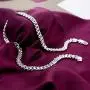 Dankadi Italy Silver Mens Chain Necklace Cuban Chain 202426 Size Rapper Favorite Man Jewelry