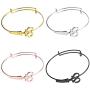 Meiligo Fashion Woman Hairdresser Scissors Bangle Hair Stylist Dryer Charm Bracelet Jewelry Shears Pendant