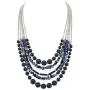 Bocar Long Statement Vintage 5 Layer Stone Acrylic Beads Necklace Women Bocar Long Statement Vintage 5 Layer Stone Acrylic Beads Necklace Women