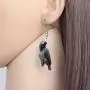 NEWEI Acrylic Novelty African Grey Parrots Bird Earrings Dangle Drop For Women Girl Wild Animal Jewelry Charm Gifts NEWEI Acrylic Novelty African Grey Parrots Bird Earrings Dangle Drop For Women Girl Wild Animal Jewelry Charm Gifts
