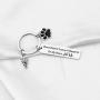 UJIMS Veterinarian Keychain Paw Print Gift Every Patient Leaves A Pawprint On My Heart Veterinary Medicine Jewelry Vet Tech Appreciation Gift