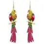 Parrot Earrings for Women,Zircon Drop Dangle Earrings Hypoallergenic,Boho Animal Earrings for Girls,Gifts for Bird Lovers