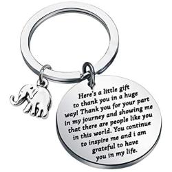 Best Friend Keychain Elephant Themed Gifts Farewell Keychain Friendship Keychain Thank You Gift for Family Friends