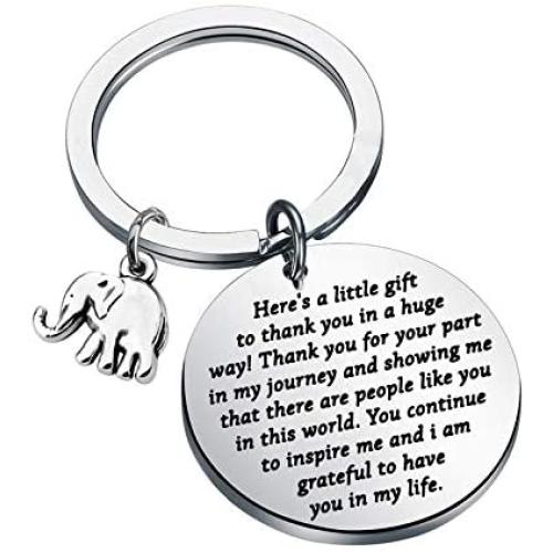 Best Friend Keychain Elephant Themed Gifts Farewell Keychain Friendship Keychain Thank You Gift for Family Friends