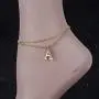 kelistom 14k Gold Plated Two Layered Beaded Chain Initial Anklet for Women Teen Girls, Fashion Ankle Bracelet with Zircon Filled 26 Letters Alphabet, Foot Jewelry with 2” Extension (K) kelistom 14k Gold Plated Two Layered Beaded Chain Initial Anklet for Women Teen Girls, Fashion Ankle Bracelet with Zircon Filled 26 Letters Alphabet, Foot Jewelry with 2” Extension (K)