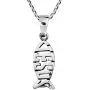 AeraVida Beautiful Christian “Jesus Fish” .925 Sterling Silver Pendant Necklace AeraVida Beautiful Christian “Jesus Fish” .925 Sterling Silver Pendant Necklace