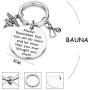 BAUNA NP Nurse Practitioner Gift NP Keychain Always Remember That You Can Do More NP Graduation Gift Nurse Jewelry