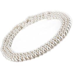 VIKI LYNN Faux Pearl Necklace Costume Jewelry Fashion Flapper Accessories 59 inch Long Necklaces for Women