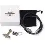 Gungneer Thors Hammer Pendant Mixed Gold Color Viking Mjolnir Necklace for Men with Black Wolf Head Leather Chain, 316L Stainless Steel Bonus 2 Rune Beads Gungneer Thors Hammer Pendant Mixed Gold Color Viking Mjolnir Necklace for Men with Black Wolf Head Leather Chain, 316L Stainless Steel Bonus 2 Rune Beads