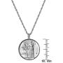 Italian Lire Coin Pendant Necklace - L.100 Jewelry Lira Coin from Italy for Collectors with Silvertone Chain and Lobster Claw Clasp - Full Shiny Steel Composition for Women | Elegant Gift Box Included Italian Lire Coin Pendant Necklace - L.100 Jewelry Lira Coin from Italy for Collectors with Silvertone Chain and Lobster Claw Clasp - Full Shiny Steel Composition for Women | Elegant Gift Box Included