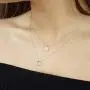 Tiny Initial Necklaces - 14K Gold Plated Dainty Cute Round Letter Necklace for Women Girls Tiny Initial Necklaces - 14K Gold Plated Dainty Cute Round Letter Necklace for Women Girls