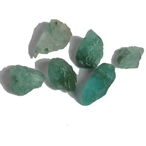 Gemhub Natural AAA++ Quality Emerald 32.50 Ct Lot of 6 Pcs Healing Crystal Raw Rough Green Emerald Stone Gemhub Natural AAA++ Quality Emerald 32.50 Ct Lot of 6 Pcs Healing Crystal Raw Rough Green Emerald Stone